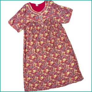 Tiny Flowers Ladies Nafnuf - Red