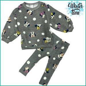 Minnie Mouse Girls Training Suit  - Dark Grey