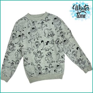 Lion King Kids Sweatshirt - Grey
