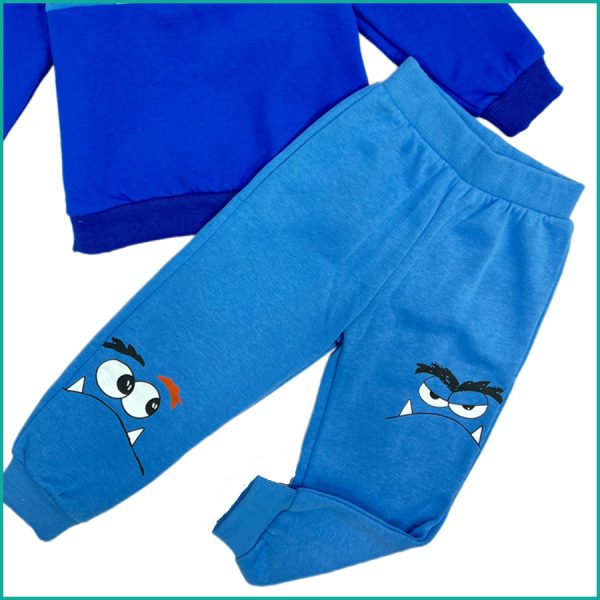 Monsters Boys Training Suit  - Blue - Image 3