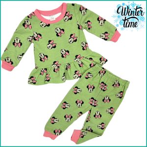 Minnie Mouse Infant Training Suit - Green