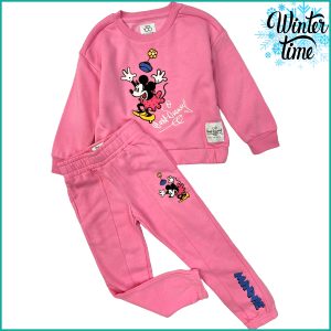 Happy Minnie Girls Training Suit - Pink