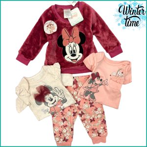 Minnie Girls Infant Training 4 Pcs Set - Red Pink