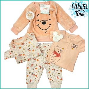 Winnie the Pooh Girls Infant Training 4 Pcs Set - Cream