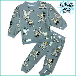 Mickey in Space Infant Training Suit - Grey