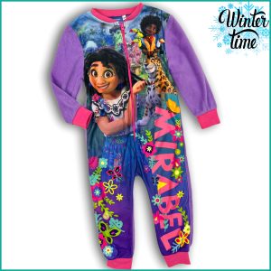 Mirabel Girls Overall Suit  - Purple