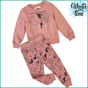 Princess Dreaming Winter Girls Training Suit - Pink