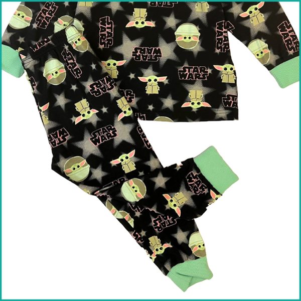 Star Wars Boys Cotton Pajama Set - Black - Image 3