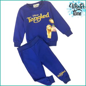 Disney Tangled Winter Girls Training Suit - Blue