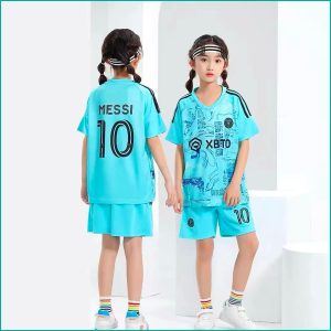Messi 10 Kids Short Set - Blue