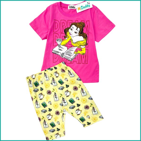 Dream Princess Girls Shorts Set - Pink