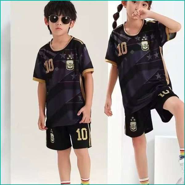 AEA 10 Kids Short Set - Gray Black - Image 2