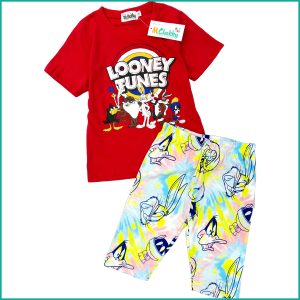 Looney Tunes Girls Shorts Set - Red