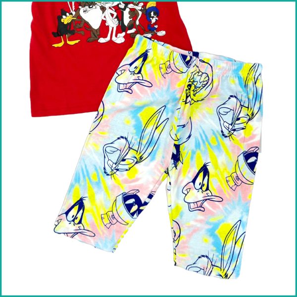 Looney Tunes Girls Shorts Set - Red - Image 3