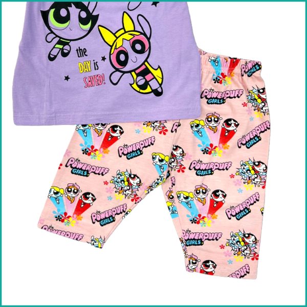 Powerpuff Girls Shorts Set - Purple - Image 3