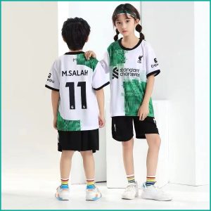 M.Salah 11 Kids Short Set - White