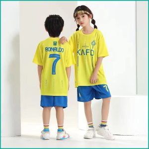 Ronaldo 7 Kids Short Set - Yellow