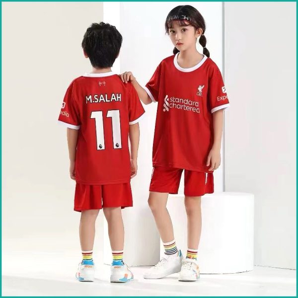 M.Salah 11 Kids Short Set - Red