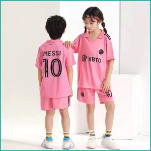 Messi 10 Kids Short Set - Pink