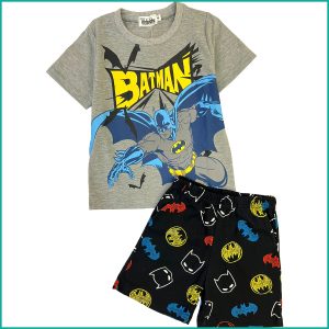 Batman Boys Shorts Set - Grey Black