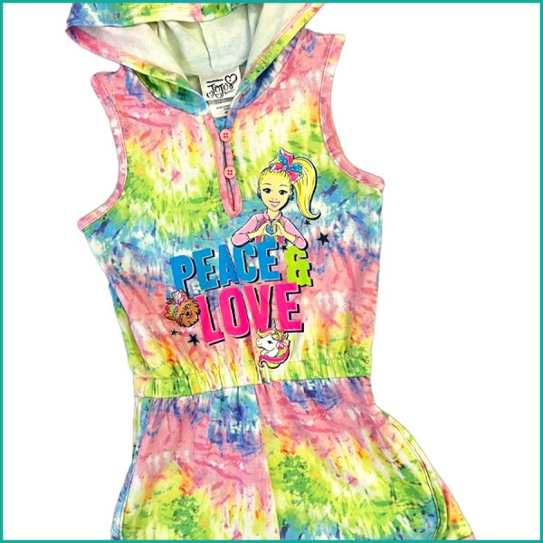 Peace Love Girls Overall Set - Multicolor - Image 2
