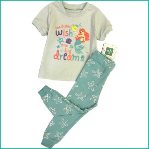 Mermaid Dreams Infant Girls Pajama Set - Blue