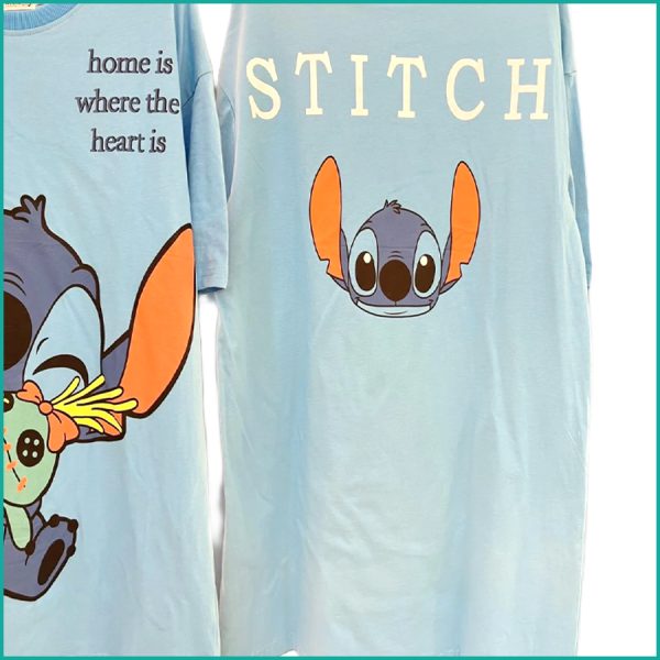 Stitch Playing Ladies Dress - Blue - Image 3