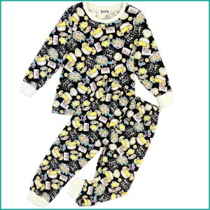 Rugrats Boys Full Sleeves Cotton Pajama Set - Black