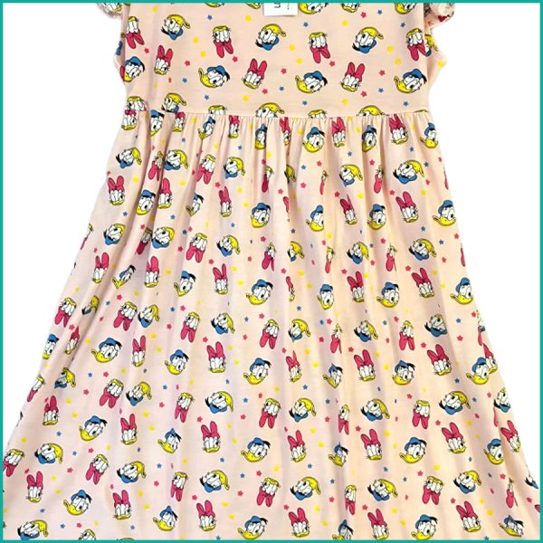 Donald Daisy Ladies Cotton Dress - Pink - Image 2