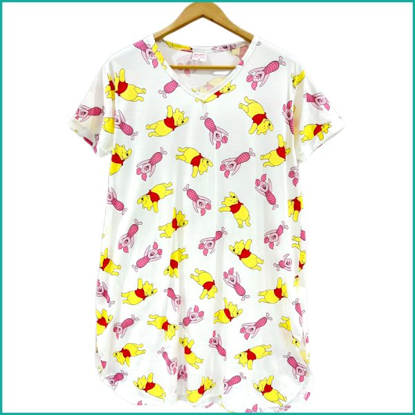 Happy Winnie Ladies Cotton Dress - White