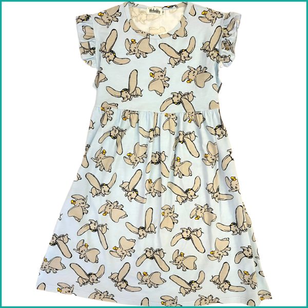 Disney Dumbo Ladies Cotton Dress - Blue