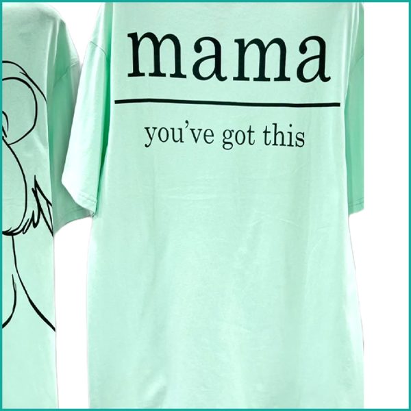 Mama Ladies Dress - Green - Image 3