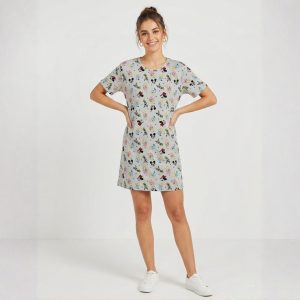 Minnie's Bow Ladies Cotton Dress - Green