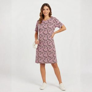 Mini Minnie Ladies Cotton Dress - Pink