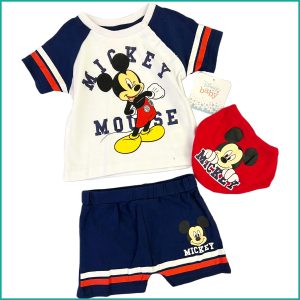 Mickey Mouse Infant Boys Shorts Set - White
