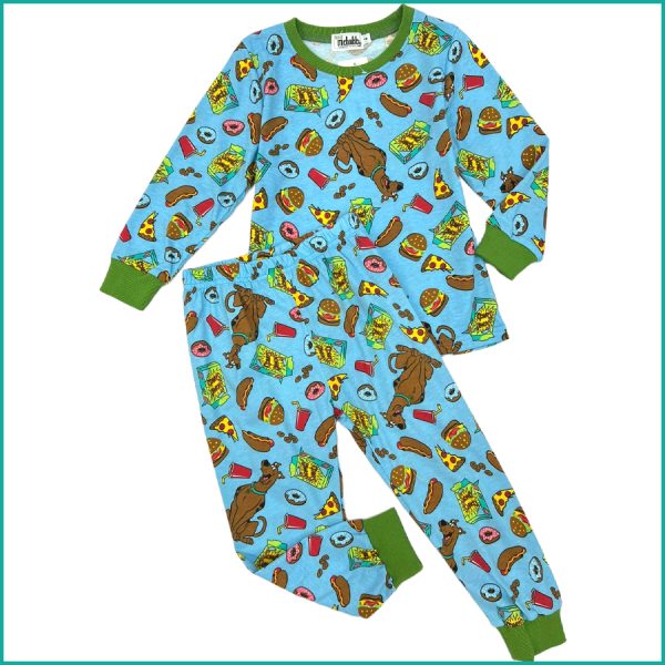 Scooby-Doo Boys Full Sleeves Pajama Set - Sky Blue