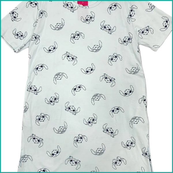 Stitch Face Ladies Dress - Grey - Image 2