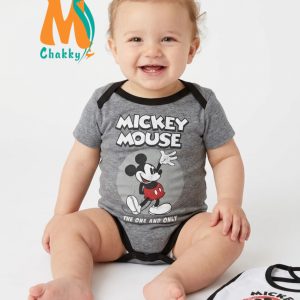 Mickey Mouse Infant Boys 3 Pcs Set - Grey