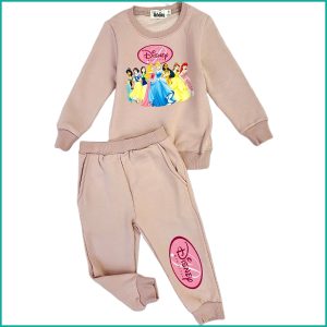 Disney Princess Winter Girls Training Suit - Pink