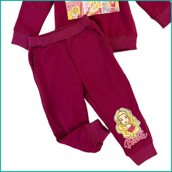 Barbie Winter Girls Training Suit - Maroon - Image 3