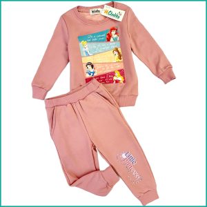 Little Princess Winter Girls Training Suit - Pink