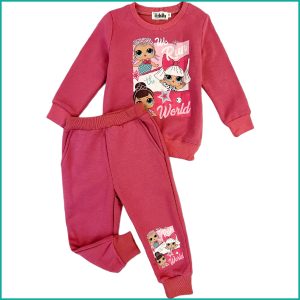LOL World Winter Girls Training Suit - Hot Pink