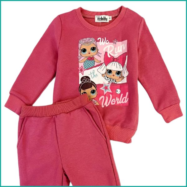 LOL World Winter Girls Training Suit - Hot Pink - Image 2