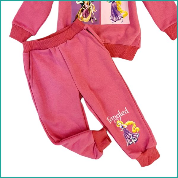 Tabgled Winter Girls Training Suit - Hot Pink - Image 3