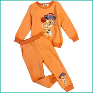 Tune Squad Winter Girls Training Suit - Orange