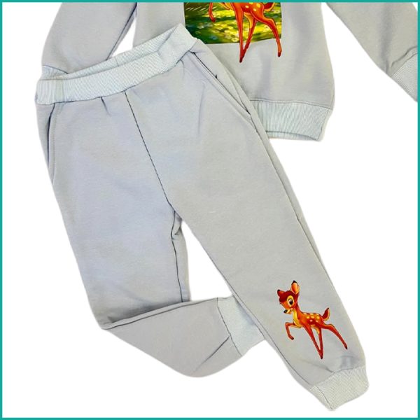 Bambi Winter Girls Training Suit - Grey - Image 3