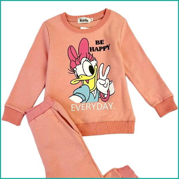Daisy Duck Winter Girls Training Suit - Pink - Image 2