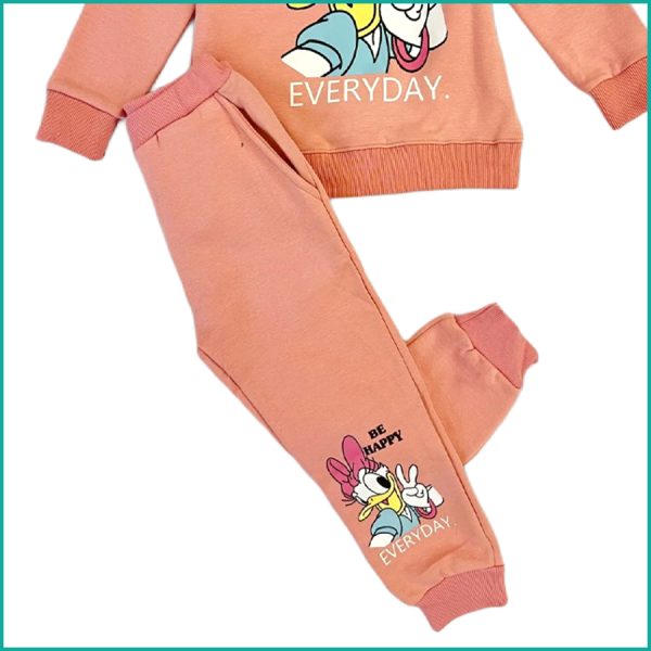 Daisy Duck Winter Girls Training Suit - Pink - Image 3