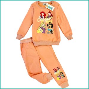 Princess Courage Winter Girls Training Suit - Orange
