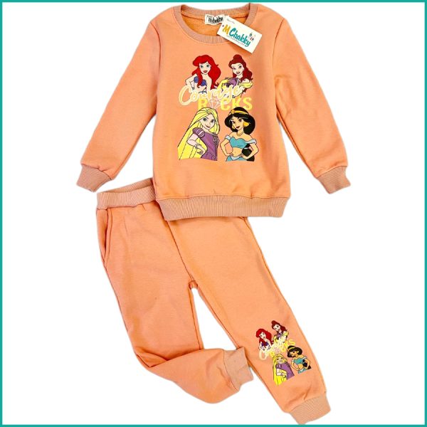 Princess Courage Winter Girls Training Suit - Orange